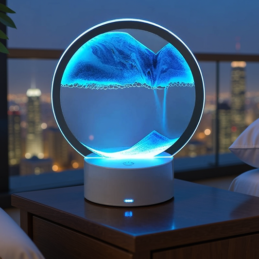 3D Quicksand Hourglass LED Lamp